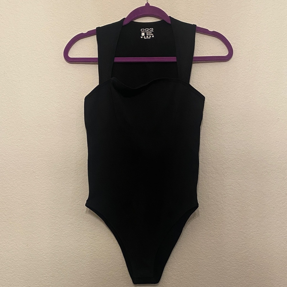 Elegant Black Shapewear Bodysuit